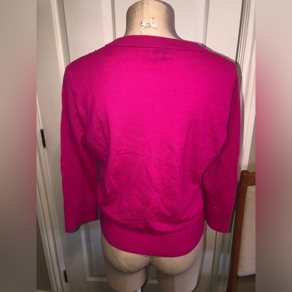 Kate Spade Fuchsia Cardigan with Embellishments - Picture 3 of 5